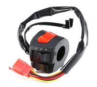 Interruptor de control de iluminación de motocicleta lado izquierdo y derecho interruptor de manillar de 2 piezas universal 7/8 ` cuerno de manillar intermitente interruptor de control de luz