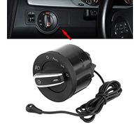 Interruptor de Control de la Linterna del Coche, Interruptor de Faros Sensor de Luz Módulo de Interruptor de Faros Delanteros para MK5 1Z0941431K Interruptores de coche