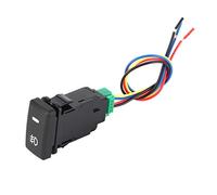 Interruptor de Control de Luz Antiniebla con Cable, 60x39x21mm, Compatible con Levin - Alta Sensibilidad, Luz Indicadora Ámbar, Fácil Instalación Rápida