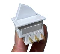 Interruptor de Control de luz brillante for puerta abierta de refrigerador, luz de Control de puerta de iluminación, Compatible con Whirlpool, Compatible con Haier,(3-Plug Switch 1pcs)