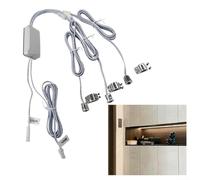 Interruptor de control de luz LED para puerta de armario, CC 12 V 24 V con activación automática para iluminación interior de armario (D)