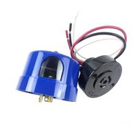 Interruptor de control de luz para lámparas LED para exteriores con diseño impermeable y función de retardo, para uso en estacionamientos, calles, fábricas e iluminación residencial