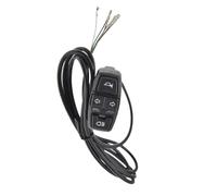 Interruptor De Control De Manillar De Motocicleta, Interruptor De Luz De Giro De Bocina Frontal Universal 3 En 1, Interruptor De Manillar De Bicicleta