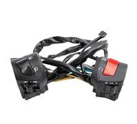 Interruptor de Control de Motocicleta Interruptores Izquierdo Y Derecho, Bocina, Faro De Señal De Giro, Interruptor Controlador De Manillar De Arranque Eléctrico, 7/8 ", 22mm