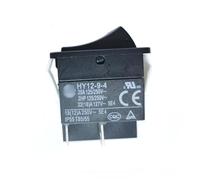 Interruptor de control de potencia: botón industrial de encendido y apagado, interruptor basculante, interruptores de botón for soldadora, máquina de soldar, 125/250 V, 18 (10) A, HY12-9-4, 4 pines, p