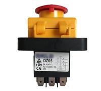 Interruptor de control de potencia DKLD DZ05 7 pines IP55 400VAC 10A Parada de emergencia a prueba de agua Arranque Encendido Apagado Pulsador de seguridad electromagnético Interruptores de botón