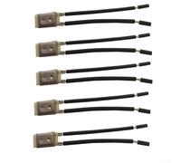 Interruptor de control de temperatura, 5 piezas para carga resistiva con durabilidad de 10000 ciclos y configuración de un solo polo (17AM027-100C)