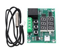 Interruptor de Control de Temperatura de Doble Pantalla, Módulo Controlador de Temperatura Módulo de Termostato Digital de Doble Pantalla DC12V, Controladores de Temperatura