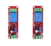 Interruptor de control de temporizador NE555, relés for automóvil, 0-10 s, placa de interruptor de retardo de arranque, ciclo de trabajo de generación de pulsos de 5/12 V, componentes electrónicos(5V)