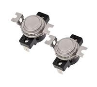 Interruptor de Control de Termostato de 2 Piezas, KSD302R 250V 25A Interruptor de Control de Temperatura de Placa de Metal Dual Sensible Automático Interruptor de Temperatura del Termostato(60℃)