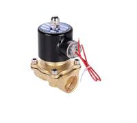 Interruptor de control de válvula solenoide de latón impermeable con mecanismo de control electromagnético para uso en riego, diseñado para una gestión duradera y precisa del flujo de agua (B)