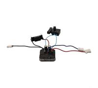 Interruptor de control de velocidad de amoladora angular, placa de control de velocidad ajustable para cambio de velocidad continuo, protección contra sobrecarga, compatibilidad de motor sin