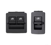 Interruptor de control de ventana izquierda derecha 1C0959527 para Beetle 1998 2010, pieza de repuesto de plástico ABS y resistente con código OEM (un par)