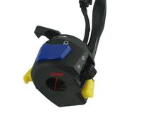 Interruptor de Control del Manillar de la Motocicleta, bocina de 22mm, botón de Arranque del Faro de Giro, Compatible con EN125 HJ150(1pcs Left)