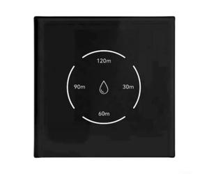 Interruptor de control inteligente WiFi de 40 A con panel táctil, para Tuya y aplicación Smart-Life, para control de voz Alexa, bloqueo infantil, función de temporizador para calentador de agua (negro