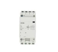 Interruptor de Control Modular for el hogar, carril guía 4P 16A/20A/25A, 220V/230V 50/60HZ 3NO 1 4NO 4 2NO 2(25A 3NO 1NC)