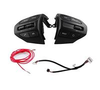 Interruptor de Control multifunción en el Volante para KIA K2 Rio IKSLAIN August X-Line Luxe Red Line, botón de Control de Crucero, Botones Multimedia de Audio y Bluetooth (K2 BLRC)