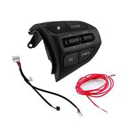 Interruptor de Control multifunción en el Volante para KIA K2 Rio IKSLAIN August X-Line Luxe Red Line, botón de Control de Crucero, Botones Multimedia de Audio y Bluetooth (K2 BLRC)