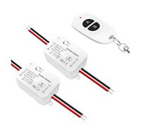 Interruptor de control remoto 10A CC 6V 12V 24V 30V 36V Mini relé receptor transmisor(2R 1T)