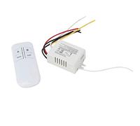 Interruptor de Control Remoto 2 Vías ON/OFF 220V - Interruptor Inalámbrico Digital con Transmisor Receptor para Luces, Compatible con Mando a Distancia para Iluminación Doméstica y Enchufes