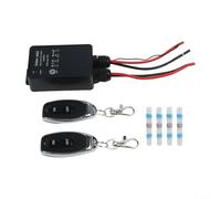 Interruptor de control remoto impermeable para exteriores, 30 A, receptor de relé para agua ligera, AC100-240 V, 3000 W, IP65, control inalámbrico RF con código de aprendizaje de 433,92 MHz