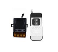 Interruptor de Control Remoto Inalámbrico 30A 1CH Receptor Controlador de Relé + Transmisor AB para Motor de Luz, Bomba, Puerta 433Mhz