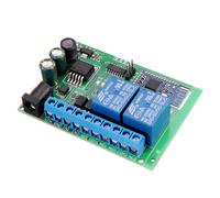 Interruptor de control remoto inalámbrico Bluetooth de 2 canales para iOS y Android módulo de relé RF de 2. 4 g placa de módulo IoT para hogar in