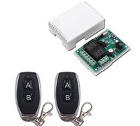 Interruptor de control remoto inalámbrico de 2 canales, CC 5 V-30 V, 433 MHz, kit de receptor de transmisor RF, compatible con luces LED, puerta de coche, maletero, automatización del hogar, operación
