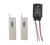 Interruptor de control remoto inalámbrico de 30 A con clasificación IP65 impermeable y a prueba de polvo para luces al aire libre, ventiladores bombas, señal de 433 MHz y rango de control de 3000 m (B