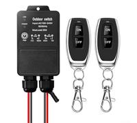 Interruptor de control remoto inalámbrico de radiofrecuencia AC110-240V 30 amperios, impermeable IP65, antiinterferencias para iluminación exterior y equipos eléctricos (B)