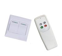 Interruptor de control remoto inalámbrico tipo 86 controlador de pared para iluminación inteligente del hogar, receptor basculante de 1/2/3 pandillas con rango de 80 m, carga resistiva AC220V 1000W