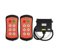 Interruptor de Control remoto Industrial A600, controlador impermeable de 6 botones for polipasto eléctrico y grúa trasera de coche(Red,DC 12-24V)