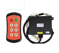 Interruptor de Control remoto Industrial A600, controlador impermeable de 6 botones for polipasto eléctrico y grúa trasera de coche(PURPLE,DC 12-24V)