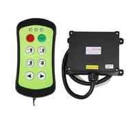 Interruptor de Control remoto Industrial A600, controlador impermeable de 6 botones for polipasto eléctrico y grúa trasera de coche(Ivory,DC-AC 36-480V)