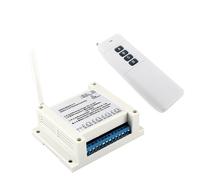 Interruptor de control remoto multicanal con modos de autobloqueo, avance lento e interbloqueo, y función de retroalimentación confiable para