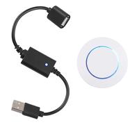 Interruptor de control remoto USB, interruptor de 5 V con mando a distancia, interruptor de un solo toque, receptor con transmisor, banco de energía inalámbrico mando a distancia