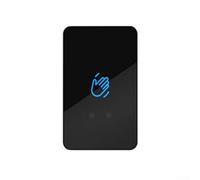 Interruptor de control sin contacto para mecanismos de acceso, sensibilidad ajustable y características de retardo de tiempo para un funcionamiento eficiente, materiales (negro, 86 x 55 mm)