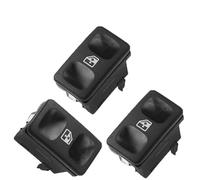 Interruptor De Control Ventana Para VW Para Jetta Para Polo Para Golf MK2 GTI 19195985501C 6K0959855A Botón Eléctrica Del Pasajero Interruptor del regulador ventana(3 piezas)