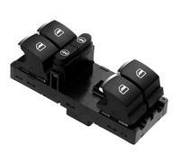Interruptor De Control Ventanas Para VW Para Sharan Para Touran Para Touareg 10 Pines, Interruptores Maestros Eléctricas Interruptor del regulador ventana(Luz naranja)