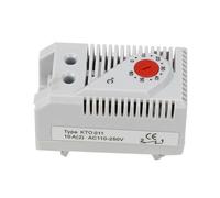 Interruptor de Controlador de Temperatura de Termostato Mecánico Eléctrico Compacto Ajustable para el Mercado Doméstico, Carcasa de Plástico Duradera 0-60 ℃ con Gran Escala de Datos (KTO011)