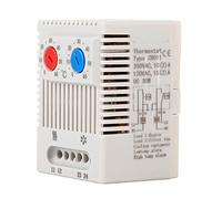 Interruptor de controlador de temperatura ZR011 Interruptor de termostato abierto Cerrar Termostato Mecánico Ajustable Caza de material de PC 0-60 ℃