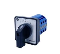 Interruptor de conversión universal de reinicio de 20 A LW26-20/3, tres secciones, momentáneo, doble potencia, 380 V, interruptor de leva de avance y retroceso con motor
