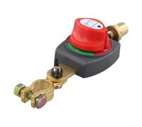 Interruptor de corte de batería de corriente negativa positiva con ángulos de terminal ajustables para camiones automotrices y sistemas de baterías marinas (negativo)