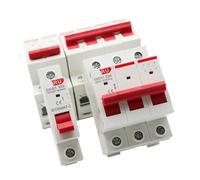 Interruptor de cuchilla de riel DIN, 1P, 2P, 3P, 4P, 40A, 63A, 100A, 125A, interruptor de aislamiento, disyuntor industrial, CA 230V, 400V(4P,100A)