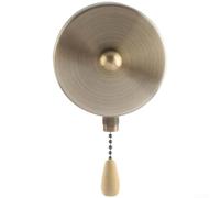 Interruptor de cuerda de tracción montado en la pared de hierro para renovación de iluminación del hogar, estructura estable con funcionamiento suave de cuerda de tracción (bronce 50 cm)