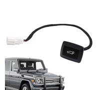Interruptor de desbloqueo del portón trasero - abridor de puerta trasera luminoso, interruptor de maletero | Botón de liberación de puerta de carga, desbloqueo de cama de camión de 12 V, kit