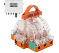 Interruptor de desconexión - Caja de desconexión, Seccionamiento transparente de 3 polos con indicador de seguridad para mantenimiento de sistemas eléctricos