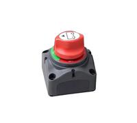 Interruptor de desconexión de batería de 12 V/24 V y 300 A for coche, aislador giratorio de 2 y 3 posiciones, corte for autocaravanas y barcos.(Switch B)