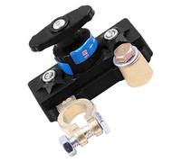 Interruptor de desconexión de batería de automóvil - Botón de control de corte de energía de 12 V 24 V, aislador de terminal de alta resistencia de latón ABS | de apagado eléctrico para
