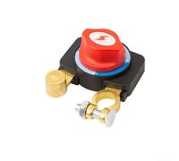 Interruptor de desconexión de batería de automóvil, interruptor de apagado de cobre puro de 12 V/24 V, apagado rápido, protección antidrenaje, resistente a la erosión para coches, camiones, barcos